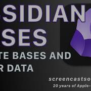 БАЗЫ в OBSIDIAN узнайте как создавать базы и фильтровать данные