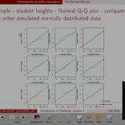 Lec 5H Checking The Normality Assumption The QQ Plot