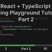 React TypeScript Playground Tutorial Part 2 Project Setup UI Foundation Webdevelopment Yt
