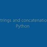 Sub Strings And Concatenation Python