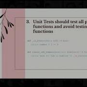 Unit Testing Best Practices Python Universe Web 2020
