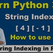 String Indexing In Python Print Individual Characters Python Tutorial For Beginners Cyber Warriors