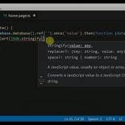 Getting Firebase Realtime Database Data In Ionic4 App