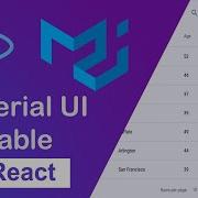 1 Material UI Material Table Table In React