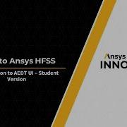 Введение в студенческий пользовательский интерфейс Ansys Electronics Desktop