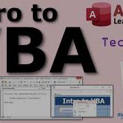 Introduction To Programming In Visual Basic For Applications VBA In Microsoft Access Access VBA
