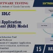 SOFTWARE TESTING SESSION 15 RAPID APPLICATION DEVELOPMENT RAD BCA SEM 5