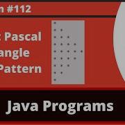 Java Program To Print Right Pascal Triangle Star Pattern