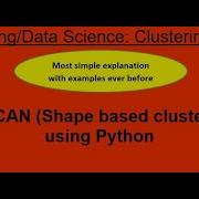 46 DBSCAN Shape Based Clustering Using Python