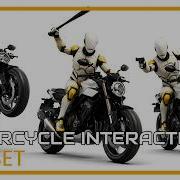 Motorcycle Interaction Animset Unity