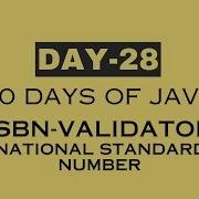 Day 28 30 Days Of JAVA ISBN 13 Validator