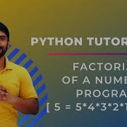 Factorial Program In Python In Hindi