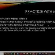 Message Passing And Mpi4py Lesson 21