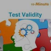 10 Minute I O Test Validity
