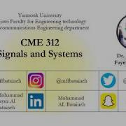 Signals And Systems CME 312 Lecture 16 The Fourier Transform