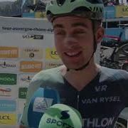 Paul Seixas Interview Au Départ Etape 8 Tour Auvergne Rhône Alpes 2026