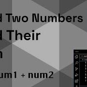 Python Read Two Integer Inputs From The User And Find Their Sum