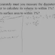3 11 2 Differentials Error And Relative Error Mp4