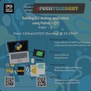 Building GUI Desktop Applications Using Python Qt5 Part 2 FSHM Online Tech Series Tamil