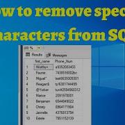 18 How To Remove Special Characters From SQL