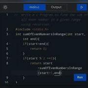 How To Write A C Program To Find The Sum Of All Even Number In A Given Range Using Recursion