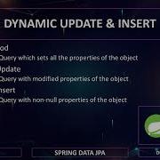 SPRING DATA JPA 010 DYNAMIC UPDATE INSERT SPRING DATA JPA SPRING BOOT 3X