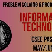 June 2017 CSEC Information Technology Past Paper Solution Past Papers Pseudocode Programming