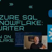 Azure SQL To Snowflake How To Use Pd Writer