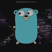 GOLANG HISTORY 2008 NOW GIT VISUALIZATION GOURCE WITH MUSIC