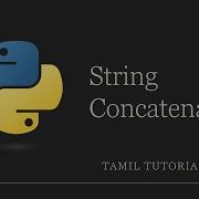 String Concatenation Python Python Tutorial In Tamil