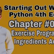 Starting Out With Python Chapter 2 Exercise Program 10 Ingredients Adjuster Python Program
