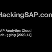 SAP Analytics Cloud Debugging 2023 14