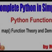 Python Functions Map Function Theory And Demo Programs By Durga Sir