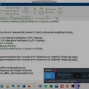 Lecture 01 2 Of 2 MATLAB Code For Fractional Forward Euler S Method For A System Of ODEs
