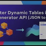 Master Dynamic Tables In PDF Generator API JSON To PDF