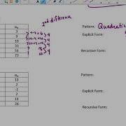 Explicit Recursive Formulas From Tables Patterns