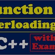 C Part 9 Function Overloading In C With Program As An Example Function Declaration Calling