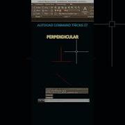 Autocadcommands Shorts Create Perpendicular Line