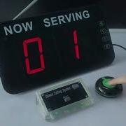 Simple Display Number Calling System Ticket Dispenser Desk Column Wireless Queue Management Device