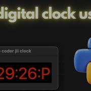 How To Make Clock Using Python Python Project Procoderjii Python Pythonproject Hindi