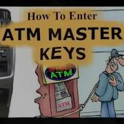 How To Enter Master Keys In To Your ATM