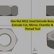 How To Design Hex Nut In SolidWorks