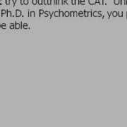 GMAT Computer Adaptive Testing