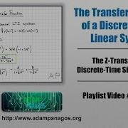 The Transfer Function Of A Discrete Time Linear System