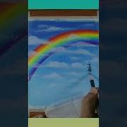 Beautiful Rainbow Drawing Oil Pastels Rooney Arts Shorts Short Viral Trending