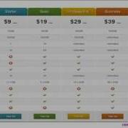 Best Responsive CSS3 Pricing Tables 2016