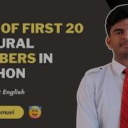 Program To Print Sum Of First 20 Natural Numbers Using For Loop In Python CodeWithAngel