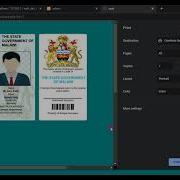 Printable Staff ID Card Creator System Using PHP MySQLi Demo