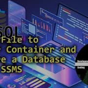 Adding A File To Docker Container And Restore A Database In SQL Server Management Studio