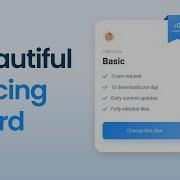 Responsive Pricing Card Table Using HTML CSS